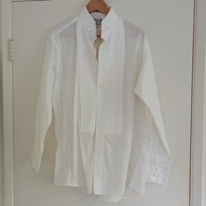 Men's Tuxedo Shirt White Bossini Le Collezioni  16-16½    32/33